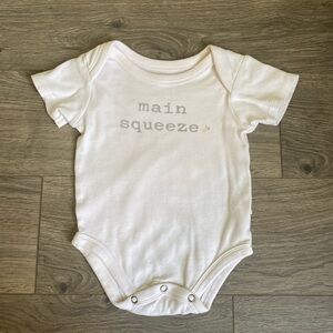 Finn + Emma Main Squeeze Onesie 6-9M (runs big)